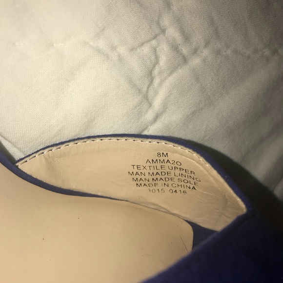 Nine West | Royal Blue Open Toe Tassel Heel - Picture 5 of 5